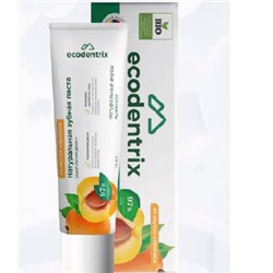 Паста Зубная Ecodentrix BIO УКРЕПЛЕНИЕ ДЕСЕН со вкусом АБРИКОСА 75 мл