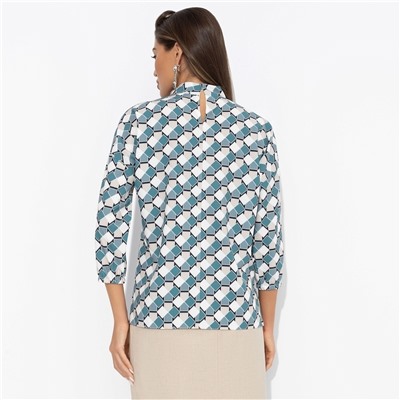 Блуза с воротником-стойкой, Вихрь комплиментов