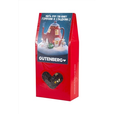 Чай Gutenberg чёрный ароматизированный "Облепиха с апельсином", уп. 100 г