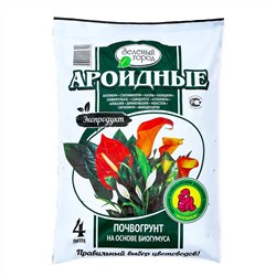 БиоТек Почвогрунт на основе биогумуса Ароидные 4л, артикул: 74784