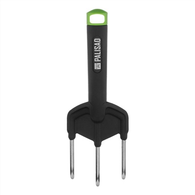 Рыхлитель 3 - зубый, 85х245 мм, стальной, полипропиленовая рукоятка, BASE Palisad