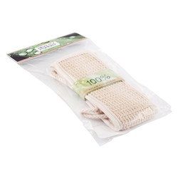 Мочалка Beauty Format пояс из крапивы и хлопка длинная