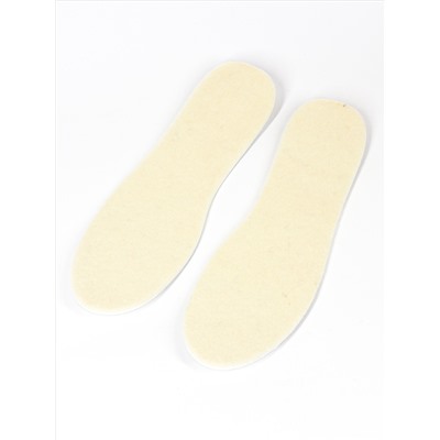 Стельки зимние ALU WOOL (100% толстая мягкая шерсть+ эластичный слой+алюминиевая фольга) БЕЗРАЗМЕРНЫЕ