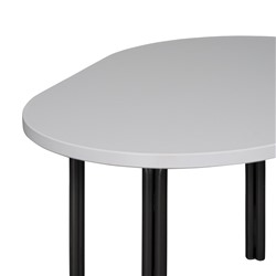 Столик кофейный Ror, 75х50 см, черный/серый