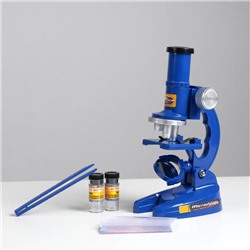 Набор: телескоп настольный, три линзы: ×20, ×30, ×40 + микроскоп, увеличение ×300, ×600, ×1200