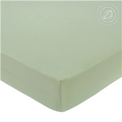 Простыня на резинке из поплина Фисташковый Арт Дизайн