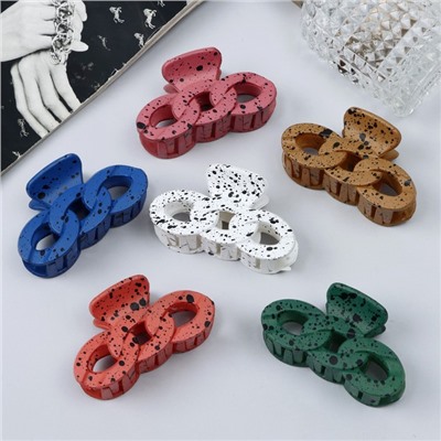 Крабик для волос «Флоранс», звенья, 7 см, МИКС