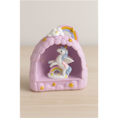 Ночник "Rainbow unicorn", purple (9,5 см), пластик
