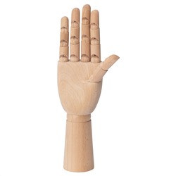 HANDSKALAD, Dekoration Hand, naturfarben