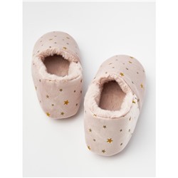 Тапочки «Звездопад» розовые с задником