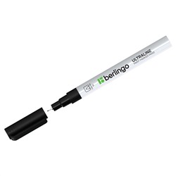 Маркер-краска 1мм Berlingo "Uniline PA100" черная нитро-основа BMk_02301/12/Китай