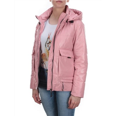 8267 PINK Куртка демисезонная женская BAOFANI (100 гр. синтепон)
