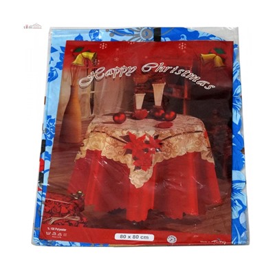 Скатерть для новогоднего стола 80x80 см. Jackline