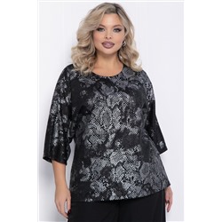 Блуза Австрия (черная) Б12365-27