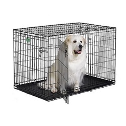 Клетка Midwest iCrate с двумя дверями, 122 х 76 х 84 см, черная