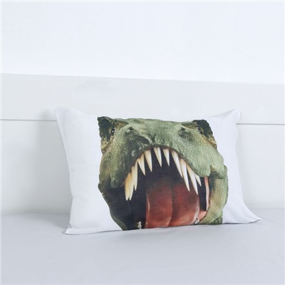 Постельное бельё "Этель" 1,5 сп Green Dino (вид 3) 143х215см, 150х214см, 50х70см1 шт, 100% хл, бязь
