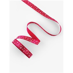 Лента атласная «Сердца», 15 мм, 23±1 м, малиновая №072