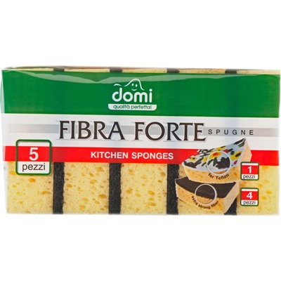 Fibra Forte Extra Губки кухонные БОЛЬШИЕ 3 шт