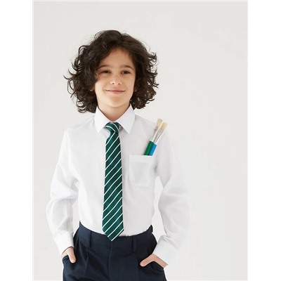 2pk Boys' Non-Iron School Shirts (2-18 Yrs)