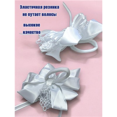 Бантик на эластичной резинке 2 шт Арт РД11 /3