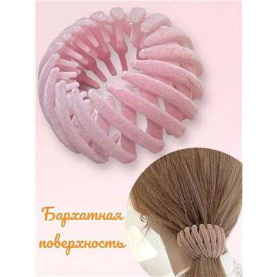 Краб для прически бархатный КР33 модель 5