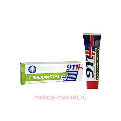 911"Бишофит" гель-бальзам для тела при боли в суставах и мышцах 100мл