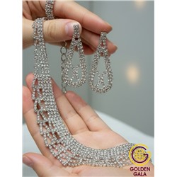 Набор бижутерии "Вечерний шарм" Арт Н5 модель 3 серебро