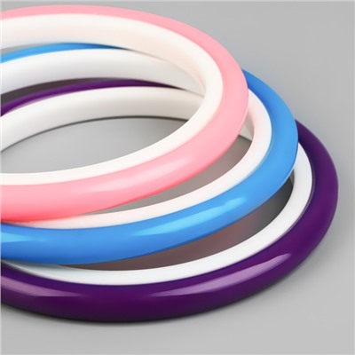 Пяльцы для вышивания с подвесом, пластиковая, d=9/12 см, МИКС