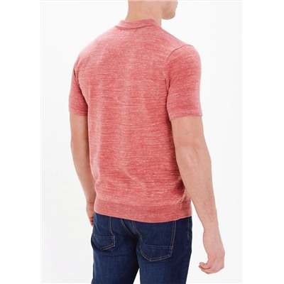 Short Sleeve Space Dye Polo Shirt