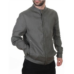 5886 GREY/GREEN Ветровка мужская DSG DONG (100% лён)