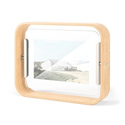 Фоторамка двухсторонняя Bellwood, 19х24, натуральное дерево