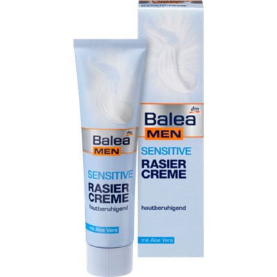 Balea sensitive Rasiercreme Крем для бритья для чувствительной кожи, 100 мл
