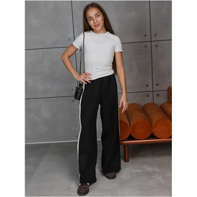 Брюки "Ажур" Черный Девочка