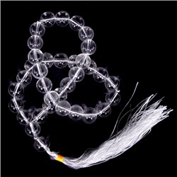 BJCH-031-10 Чётки из синт.камня Горный хрусталь