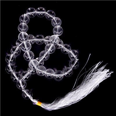 BJCH-031-10 Чётки из синт.камня Горный хрусталь