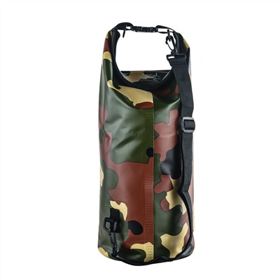 Водонепроницаемый рюкзак Sukhoi Superpack 15 л (камуфляж) - В случае, если лодка перевернулась, то рюкзак не утонет и не промокнет. Можно использовать в сильный ливень для сухого хранения наиболее важного снаряжения №705