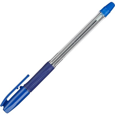 Ручка шариковая Pilot BPS-GP-EF (L), резиновый упор, 0.5 мм, масляная основа, стержень синий