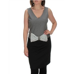 M07 BLACK/GRAY Платье женское (100% хлопок)