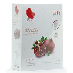 Маска + крем для лица, шеи и зоны декольте Rosel Cosmetics Boto Pomegranate 36 + 6 g