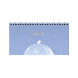 Планер недатированный, 64л., 165*85мм, на гребне MESHU "Moon light"