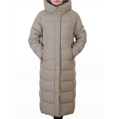 2338 LT. GREEN (OLIVE) Пальто зимнее женское (200 гр. холлофайбер)