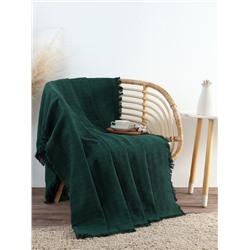 Плед Этель Emerald 130*180см , 80%хлопок, 20% п/э