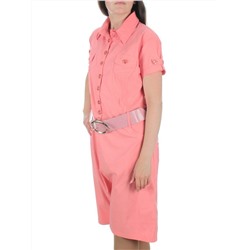 9939 PEACH Платье женское (85% хлопок, 10% вискоза, 5% лайкра)