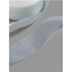 Лента парчовая, 40 мм, 23±1 м, голографическая