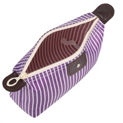 Kristaller Косметичка-пенал Stripes, сиреневый