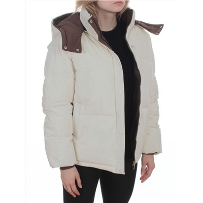 S24-292 MILK Куртка зимняя женская (150 гр. холлофайбер)