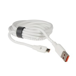 USB кабель micro USB 2.0м FaizFull FR46 (белый) 5A