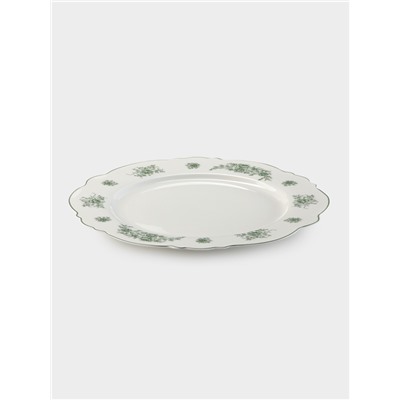 Тарелка WY Emerald Essence, d=26.5 см, фарфор, белая