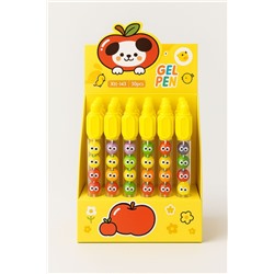 Ручка "Funny smile", yellow, шоу-бокс 36 шт.