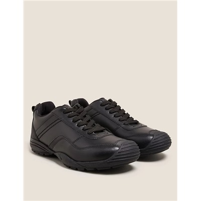 Kids' Leather Freshfeet™ Lace School Shoes (13 Small - 9 Large)